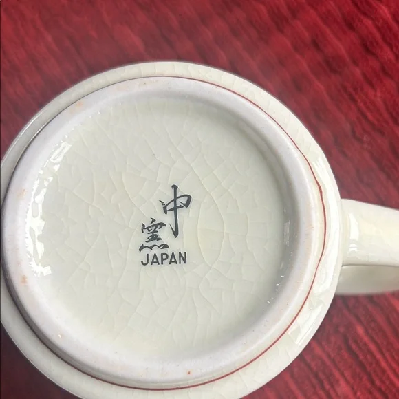 Lucky Cat Ceramic Mug - Cream - Picture 2 of 5